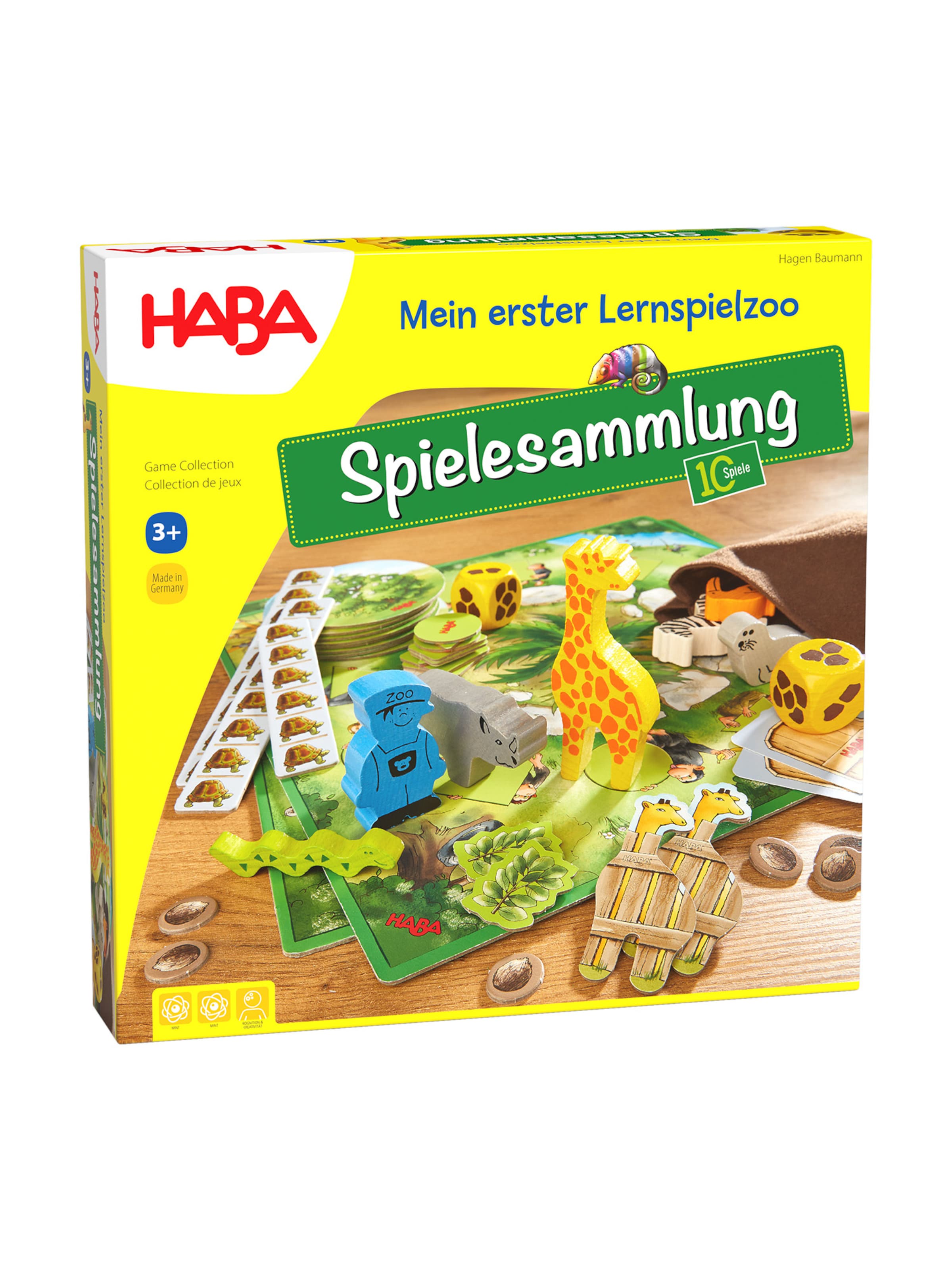 HABA Game ' Mein Erster Lernspiel-Zoo ' in Mixed colors: front