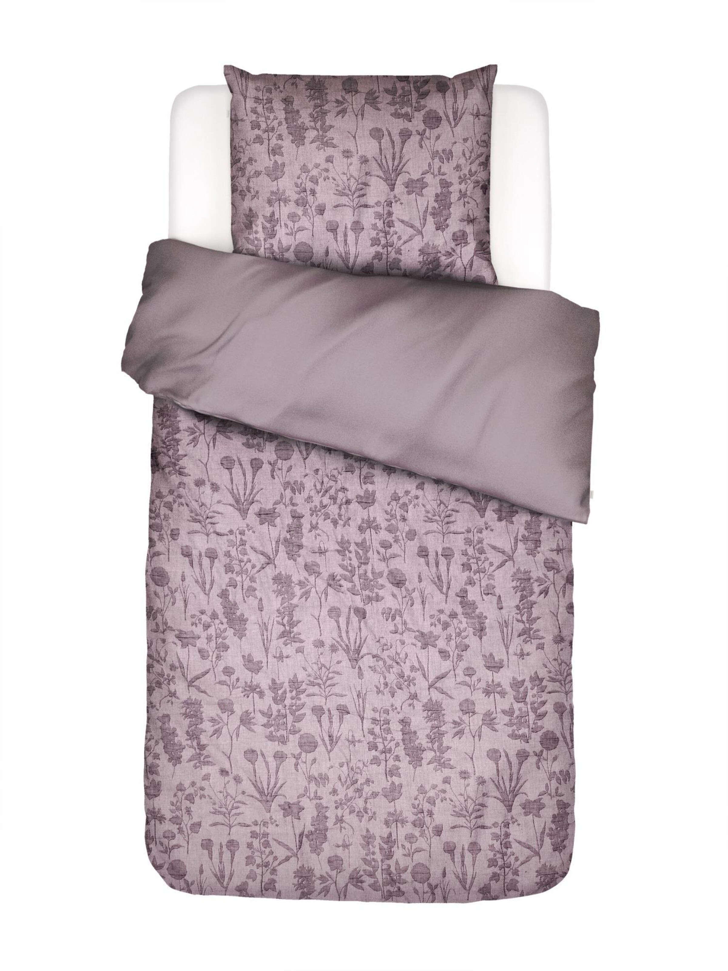 ESSENZA Bettwäsche 'Maribel' in Lila: Vorderseite