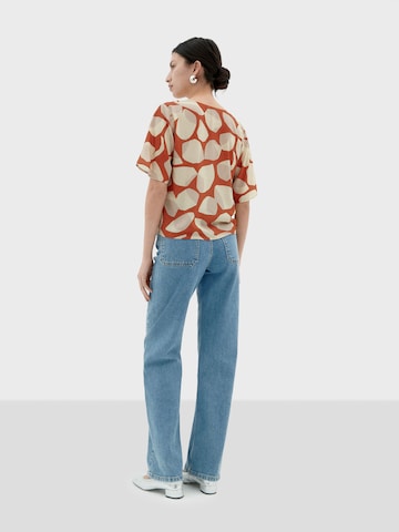 Chemisier 'Libelula' Thinking MU en beige