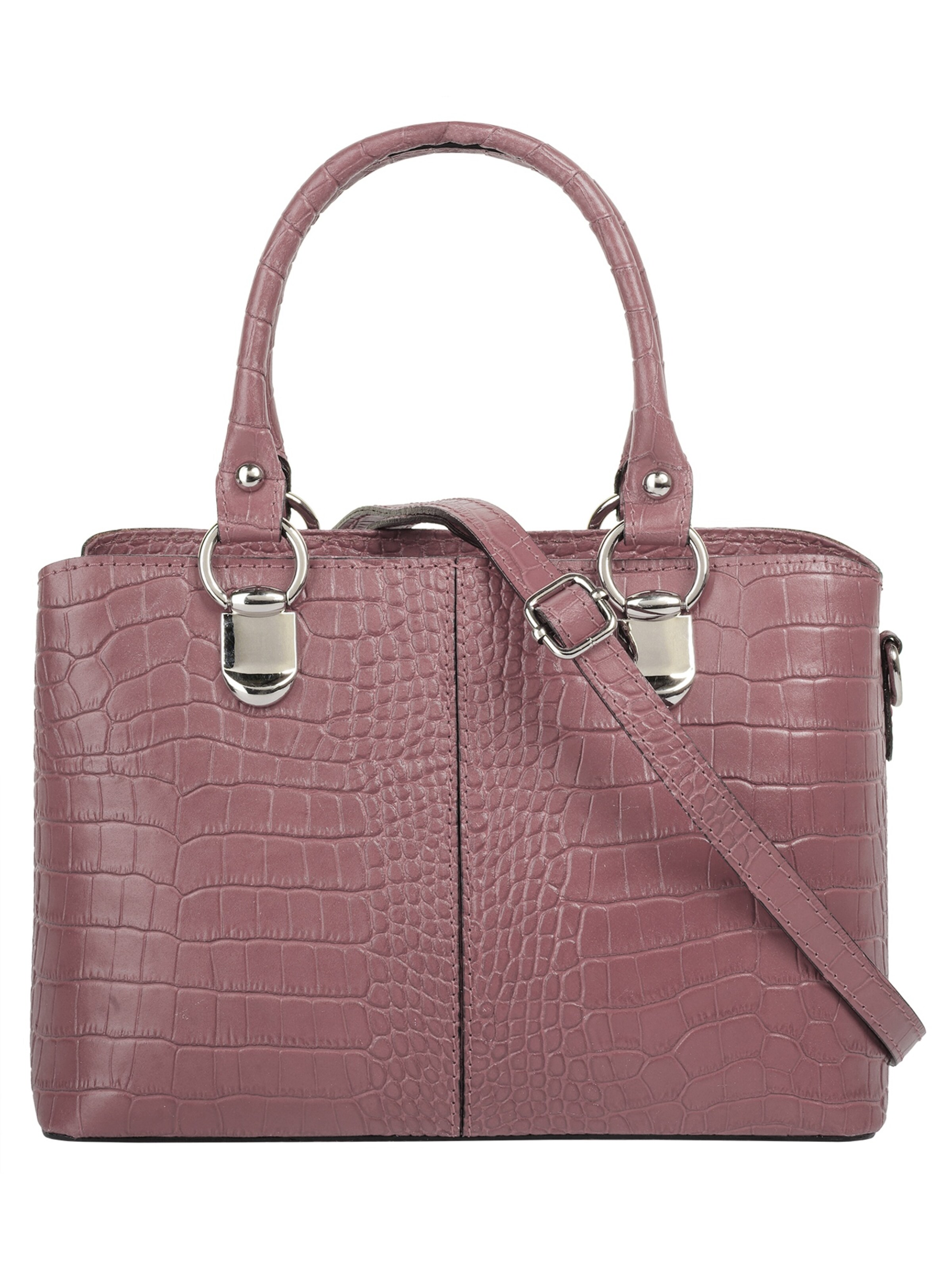 Cluty Crossbody Bag in Pink: front