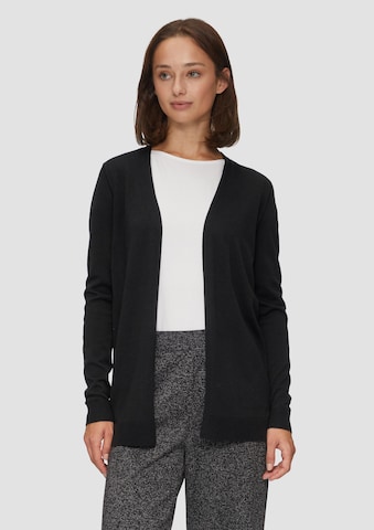 s.Oliver Strickjacke in Schwarz: Vorderseite