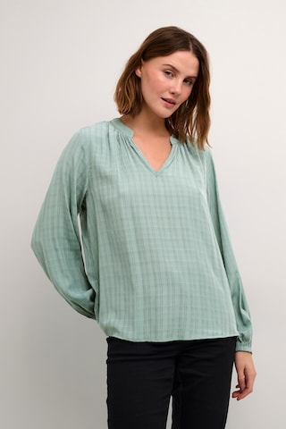 Camicia da donna 'Alice' di Kaffe in verde: frontale