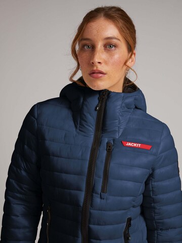 JACK1T Outdoor jacket ' SATEL1TE Kapuzen-Daunenjacke 2.0 ' in Blue