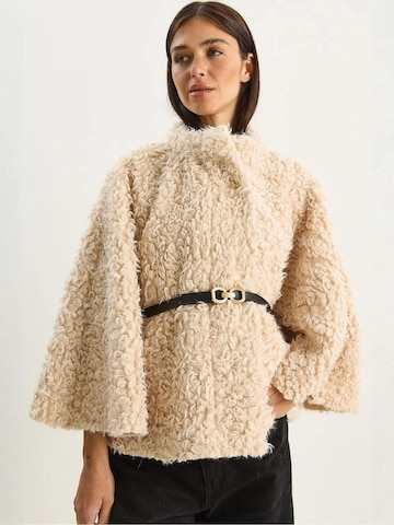 Giacca di mezza stagione di Bianco Lucci in beige: frontale