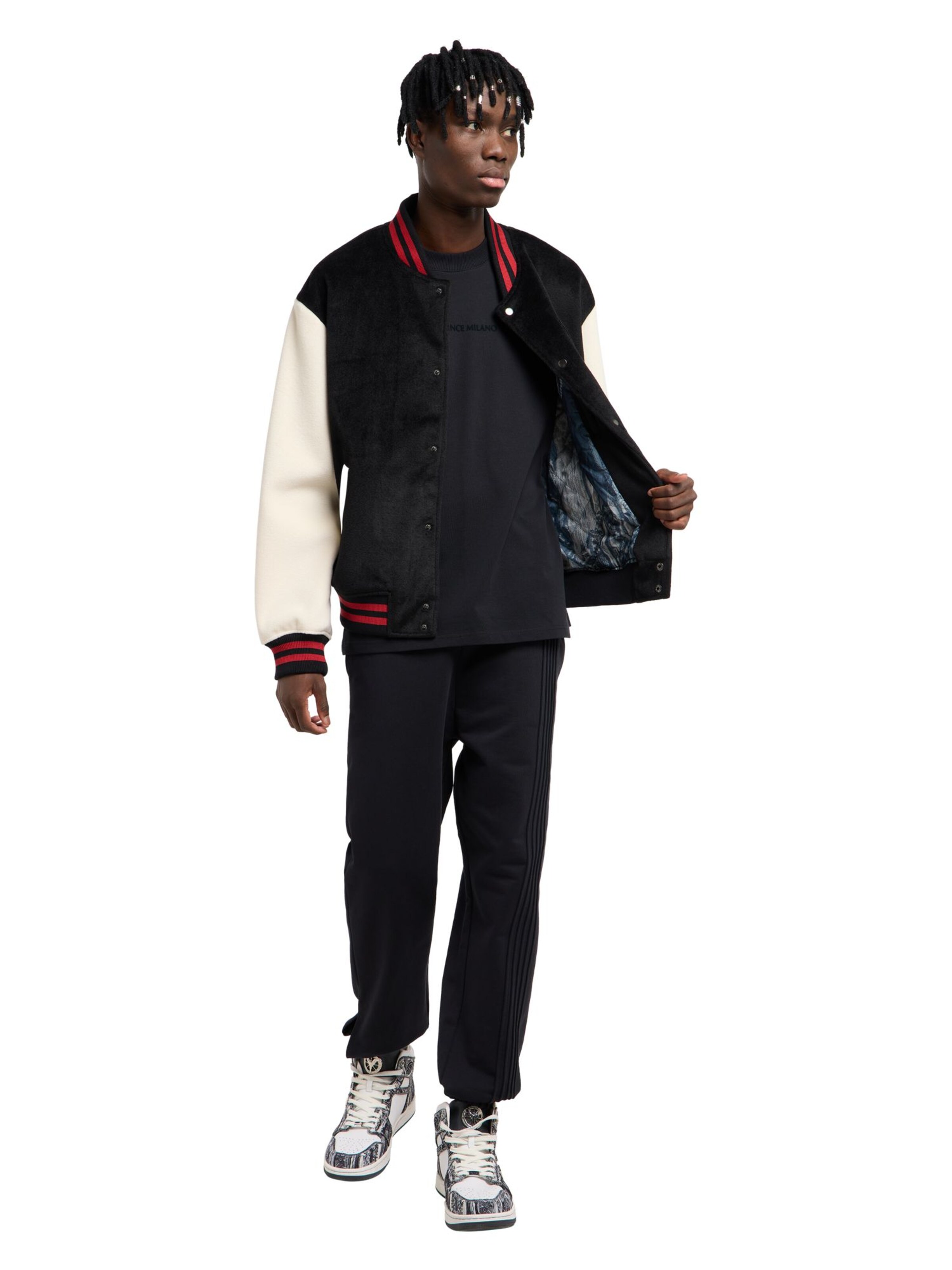 Veste mi-saison 'Faye' Carlo Colucci en noir