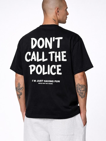 DriveFastDieYoung Shirt 'Don’t Call' in Black