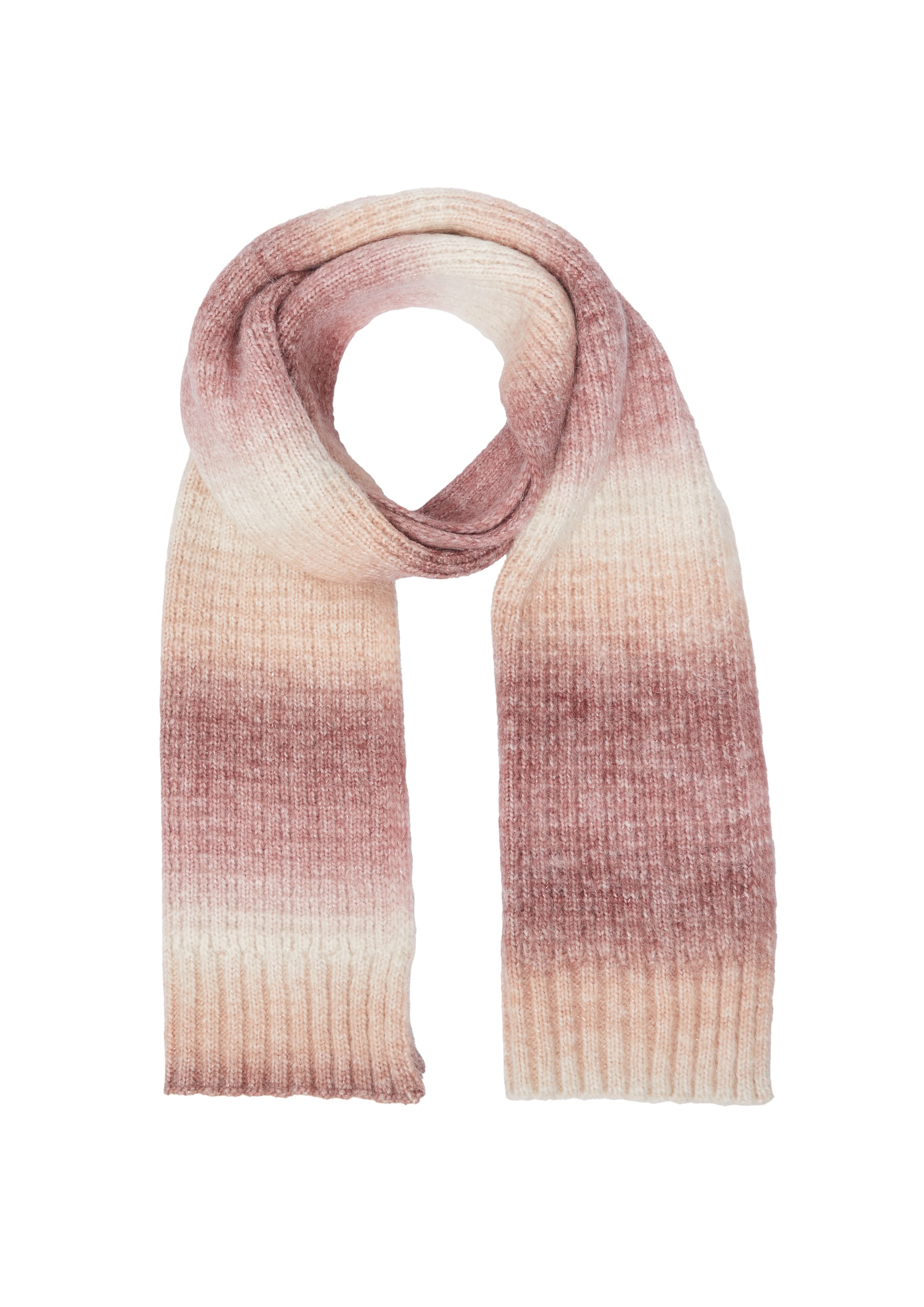 COMMA Schal in Pink: Vorderseite