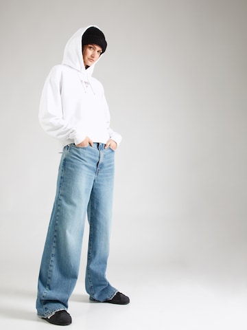 Bluză de molton 'ESSENTIAL' de la Tommy Jeans pe alb
