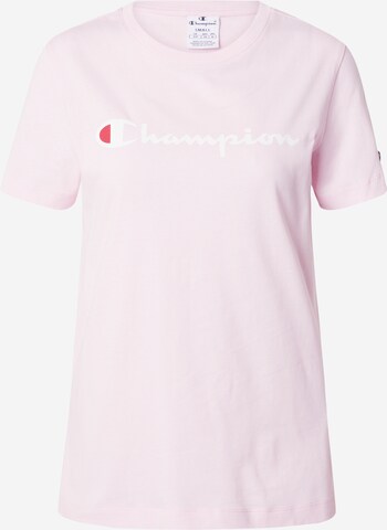 T-shirt Champion Authentic Athletic Apparel en rose : devant