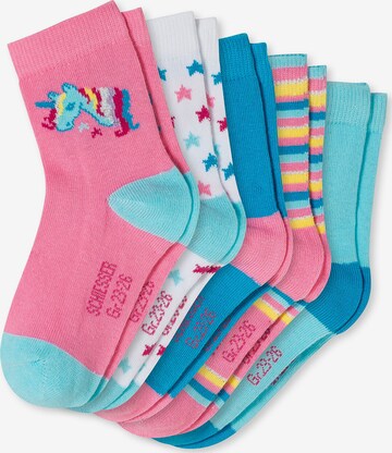 Chaussettes SCHIESSER en mélange de couleurs : devant