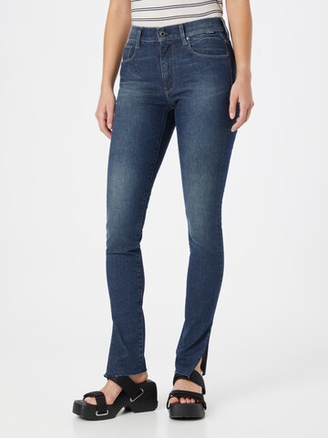 G-Star RAW Skinny Jeans in Blauw: voorkant