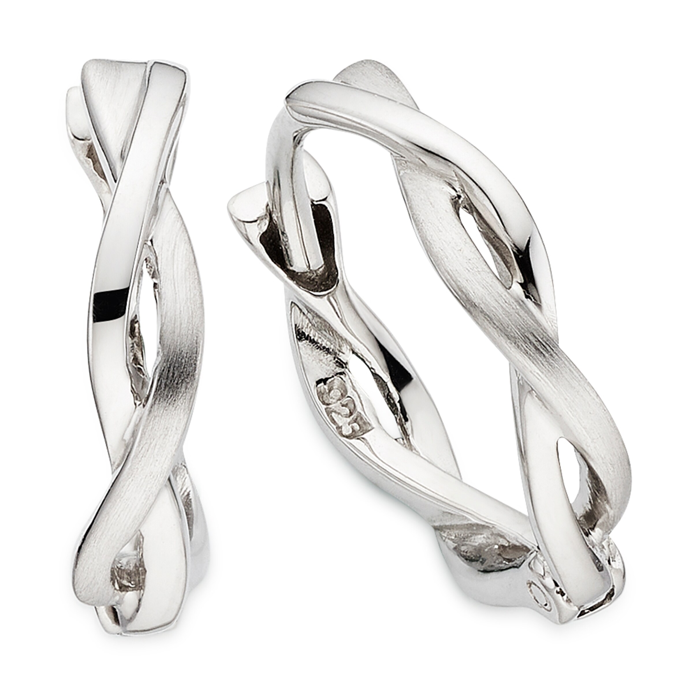 Bruno Banani LM Ohrringe in Silber: Vorderseite