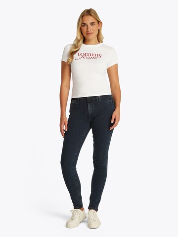 Tommy Jeans Koszulka 'ESSENTIAL' w kolorze niebieski
