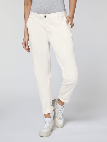 Polo Sylt Regular Chino Pants in White: front