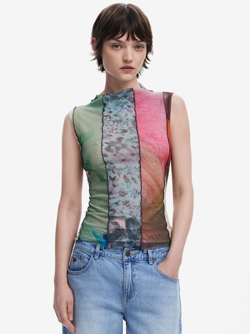 Desigual Top 'Arty' - Zmiešané farby: predná strana