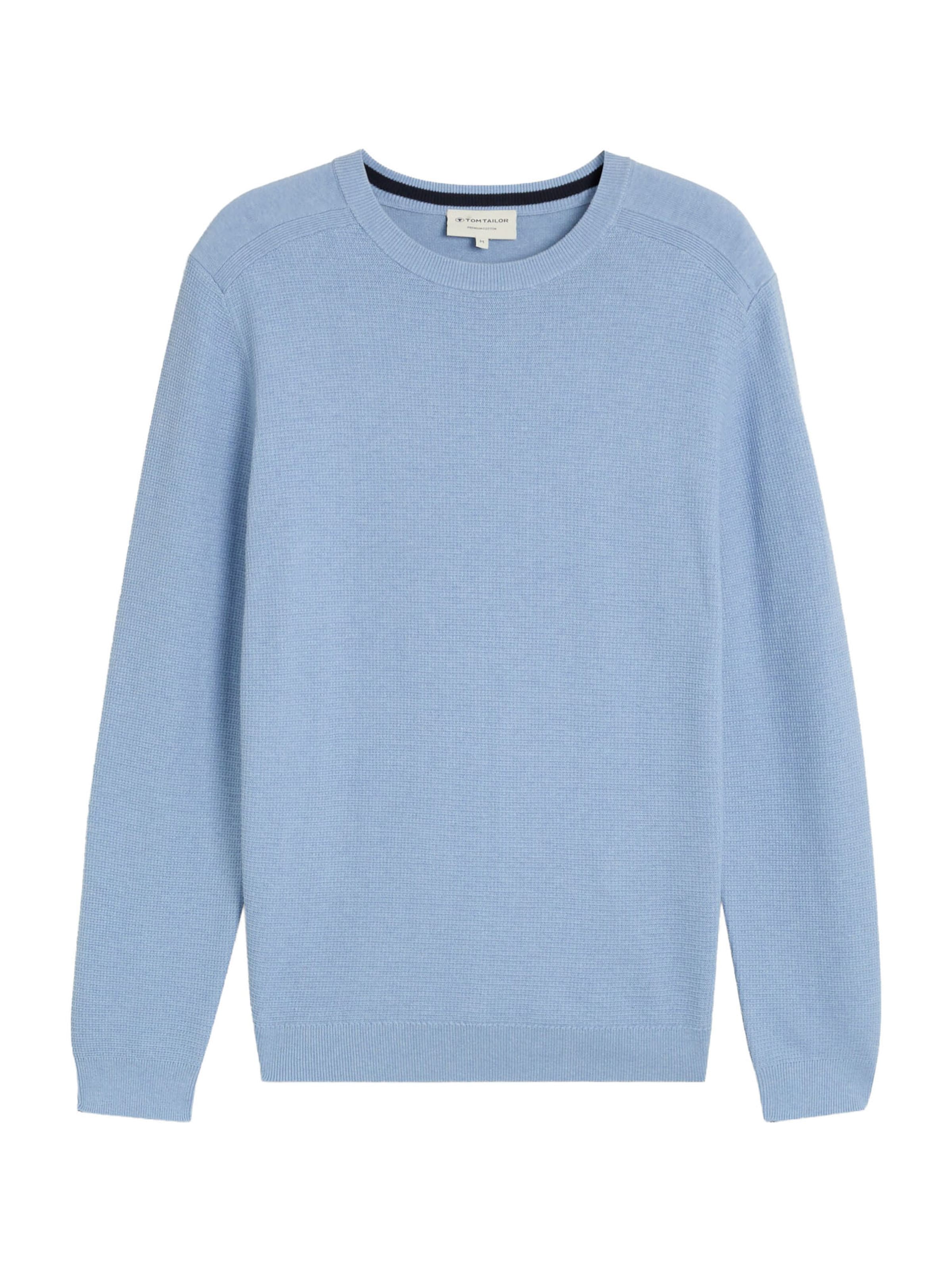 Pull-over TOM TAILOR en bleu : devant