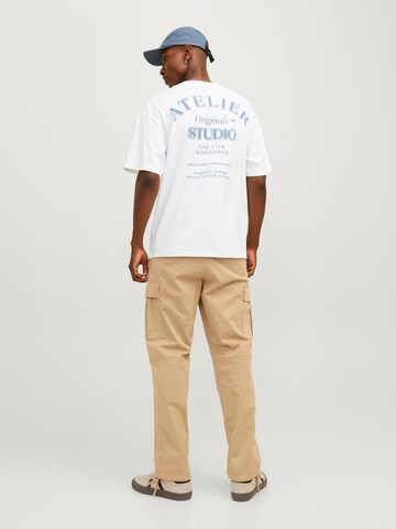 JACK & JONES Bluser & t-shirts 'JORBrooklyn' i hvid