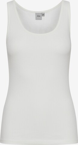 ICHI Top 'SUPER' in White: front