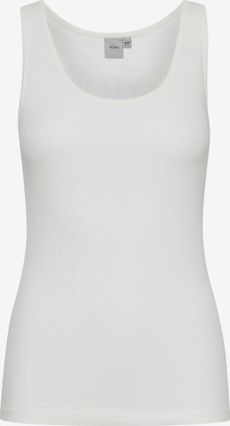 ICHI Top 'IHSUPER' in White: front