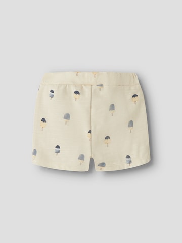 NAME IT - Regular Calças 'NBMJEROME' em branco