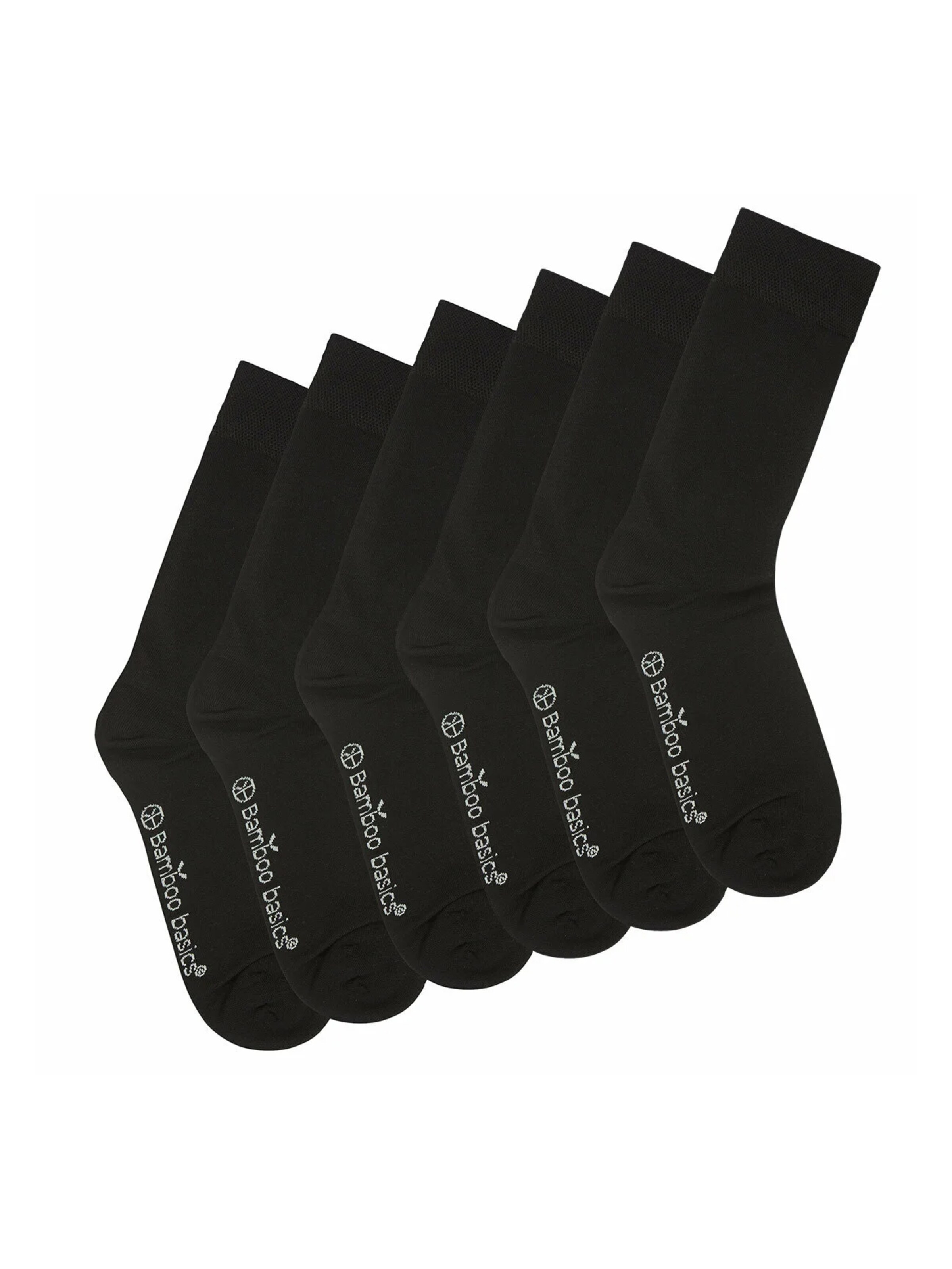Bamboo basics Socken 'Beau' in Schwarz