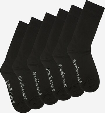 Chaussettes 'Beau' Bamboo basics en noir