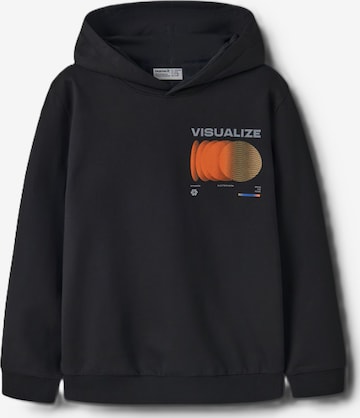 NAME IT Sweatshirt 'NKMNIGO' in Zwart: voorkant