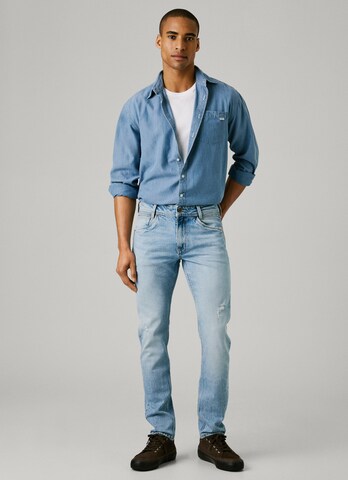 Pepe Jeans Конический (Tapered) Джинсы в Синий