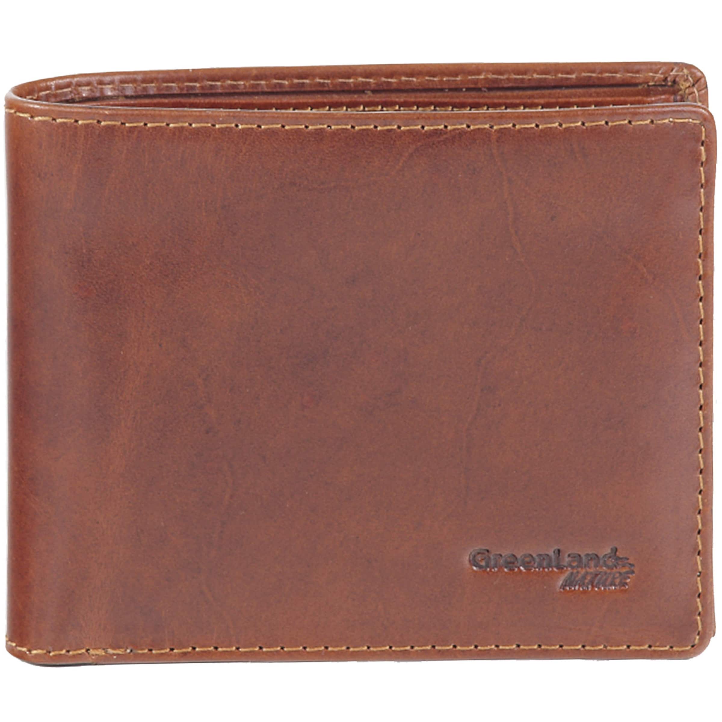 Greenland Nature Wallet in Brown: front