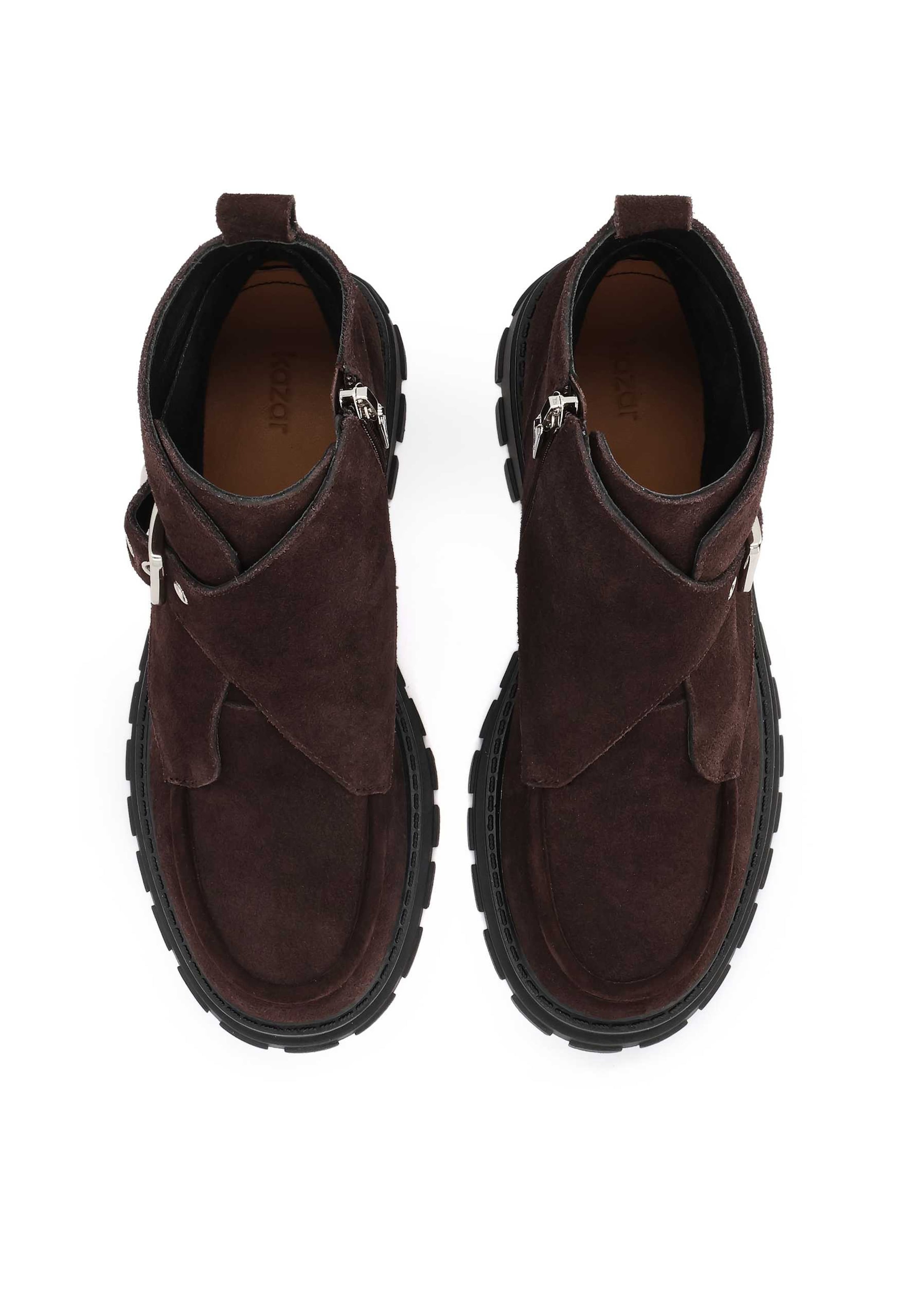 Kazar Къси ботуши в кафяво