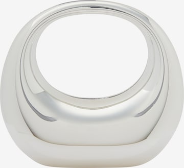 KRZY Clutch in Silber: Vorderseite