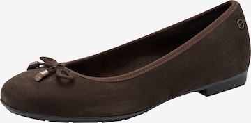 Ballerines Tamaris en marron : devant