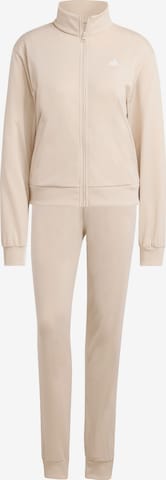 ADIDAS SPORTSWEAR Trainingspak 'Essentials Feel Cozy' in Beige: voorkant