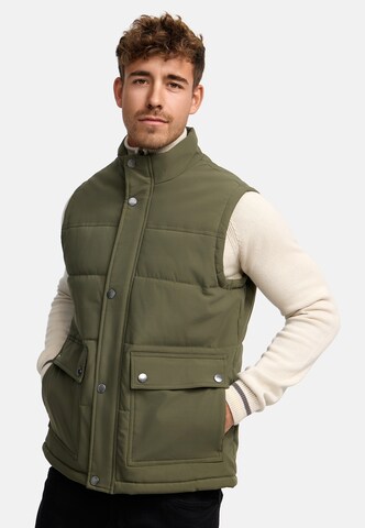 INDICODE JEANS Bodywarmer in Groen: voorkant