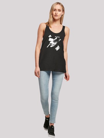 F4NT4STIC Top 'David Bowie Smoke' in Black