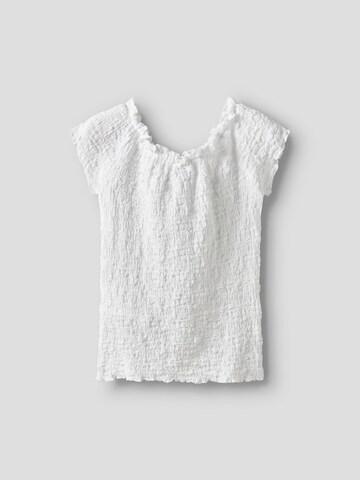 NAME IT - Camiseta 'NKFHALISSE' en blanco