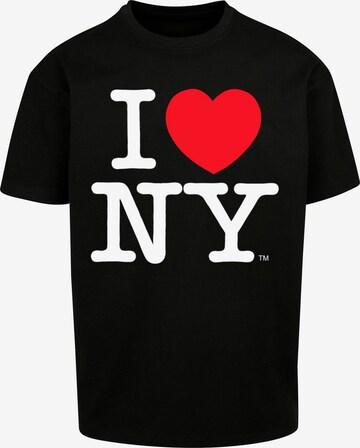Maglietta ' I Love NY' di Merchcode in nero: frontale