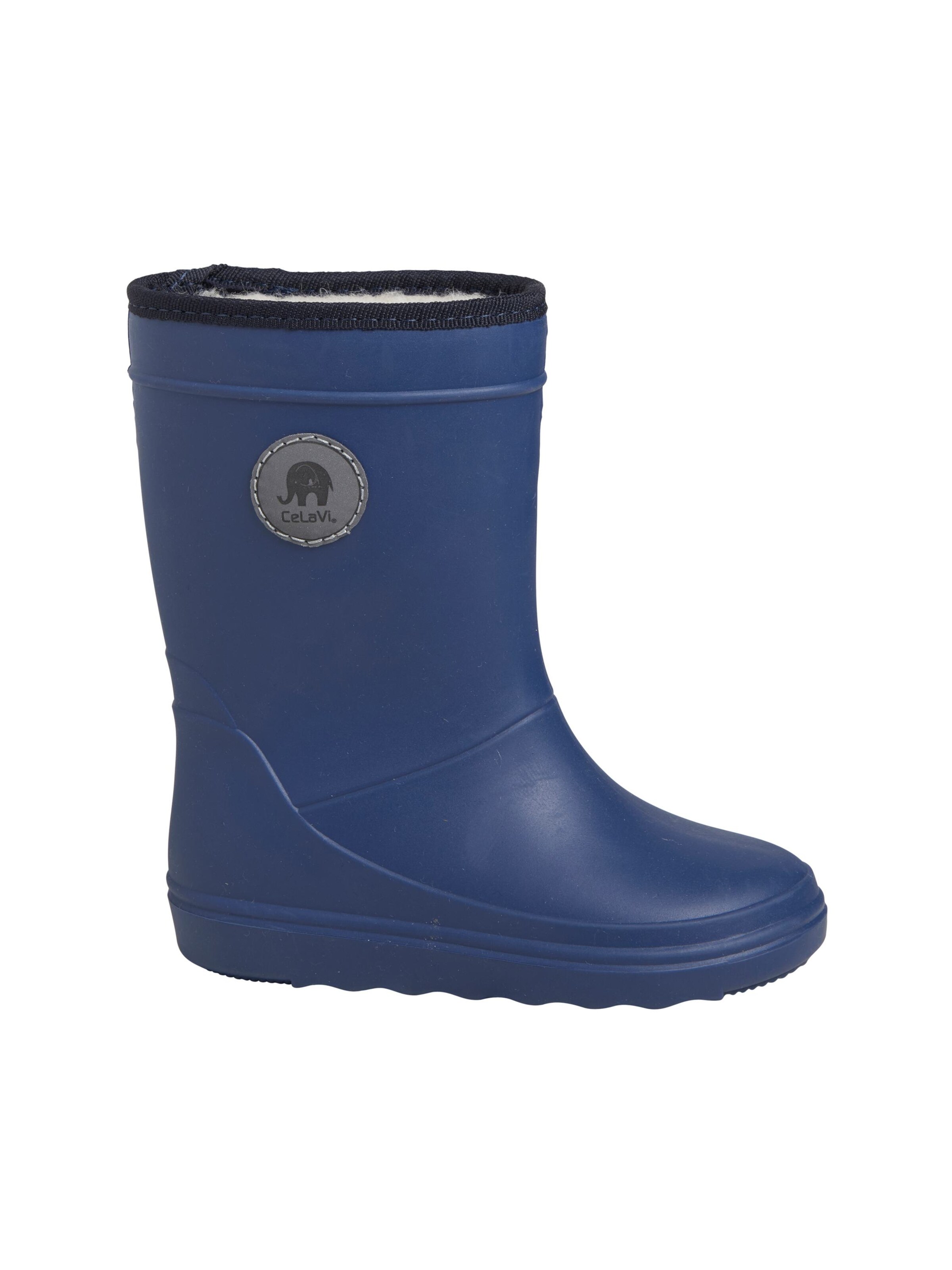 Bottes en caoutchouc ' Thermo ' CeLaVi en bleu : devant