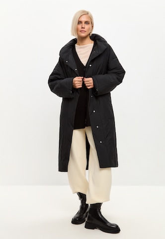CESARE GASPARI Between-seasons coat in Black