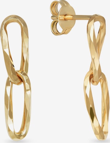 CHRIST Earrings in Gold: front