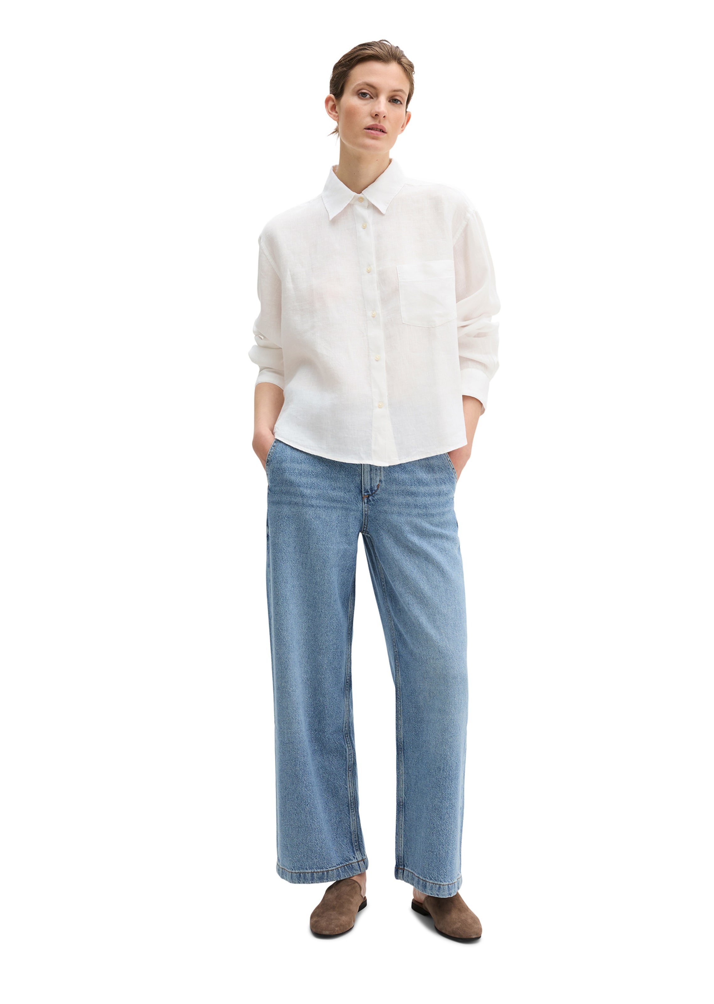 Chemisier Marc O'Polo en blanc