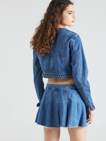 Veste mi-saison 'WAUW' ONLY en bleu