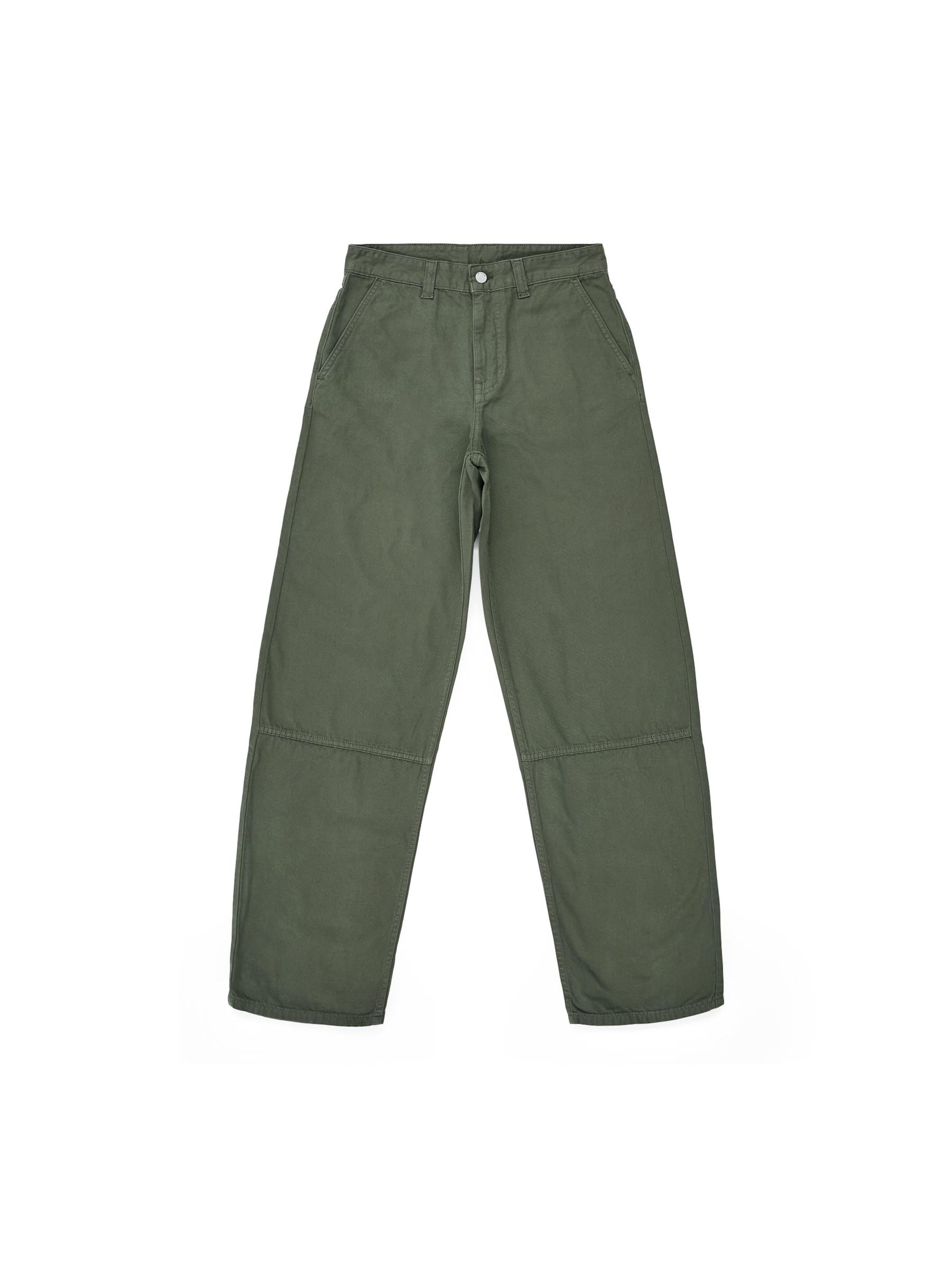 Dr. Denim Loosefit Hose 'Roh Pants'‌‌‌‌‌‌ in Grün: Vorderseite