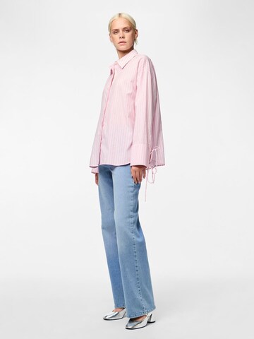 Chemisier 'PCSAGE' PIECES en rose