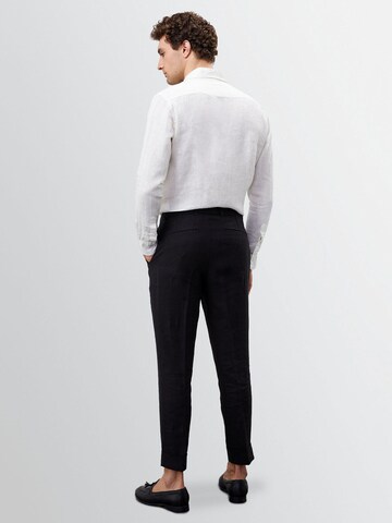 Antioch Slim fit Trousers with creases in Black