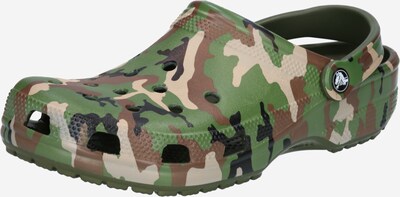 Saboţi Crocs pe bej / maro / kaki, Vizualizare produs