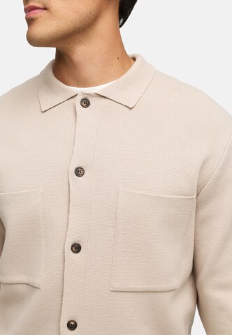 INDICODE JEANS Gebreid vest 'Bellino ' in Beige