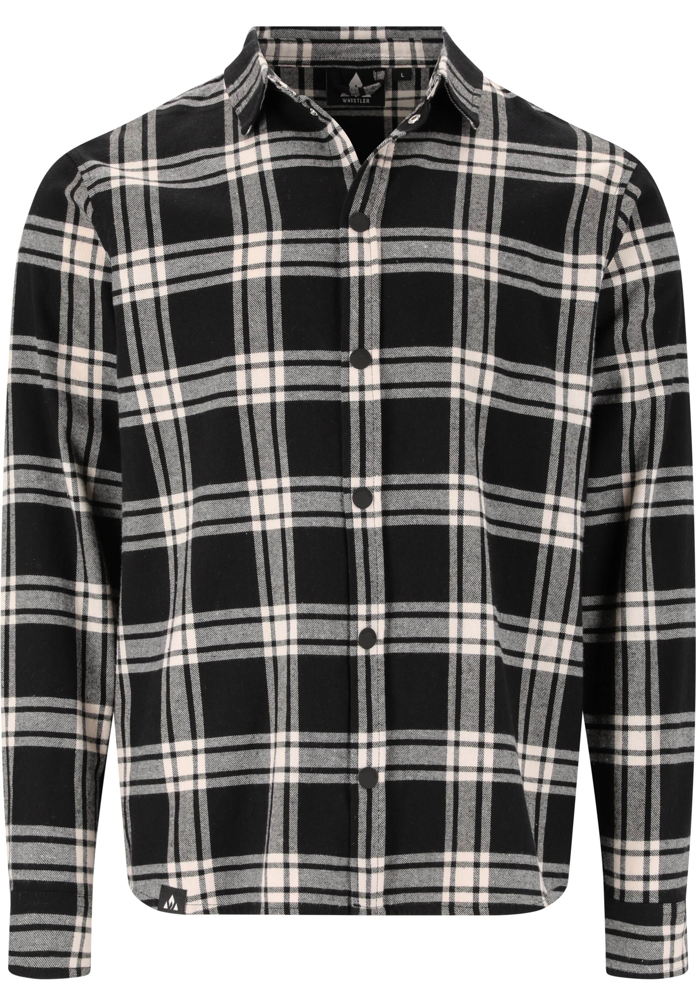 Whistler Regular fit Overhemd 'Hoggs' in Zwart: voorkant