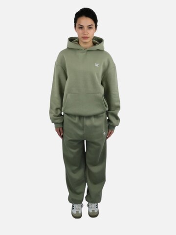 HEFTYKA Loosefit Sporthose 'CUFF JOGGER' in Grün