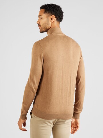 JACK & JONES Pullover 'Emil' in Braun